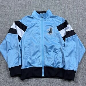 Minnesota United FC MLS Track Jacket Kids S 8 Blue MNUFC Soccer Full Zip Chevron